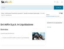 Tablet Screenshot of eniadfin.it